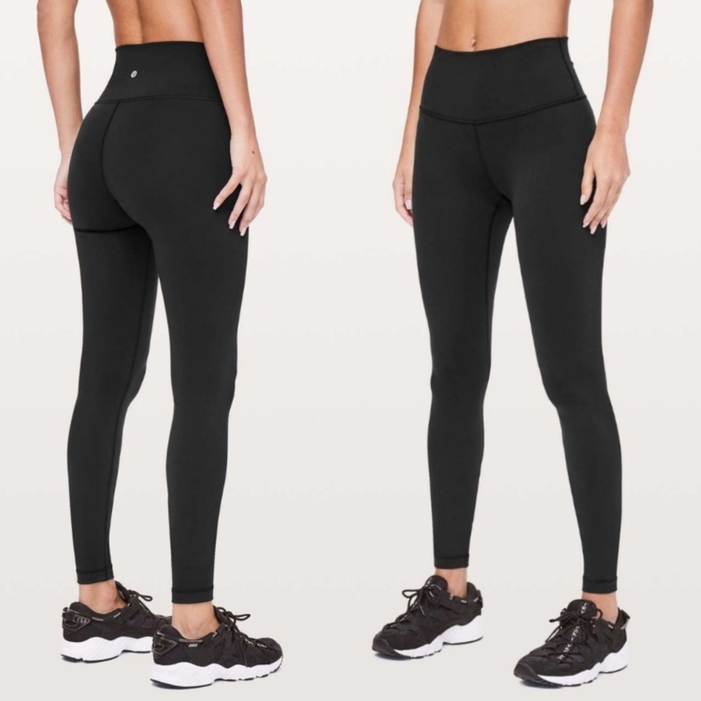 Lululemon Wunder Under Black Sz 4 Tall